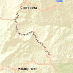 Capracotta Street Map