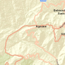 Agnone Street Map