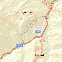 Castelguidone Street Map