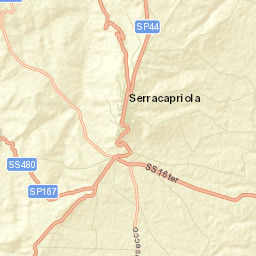 Serracapriola Street Map