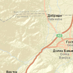 Vrapčište Street Map