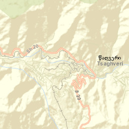 Tsaghveri Street Map