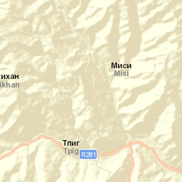 Agul’skiy Rayon Street Map