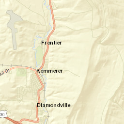 Kemmerer Street Map