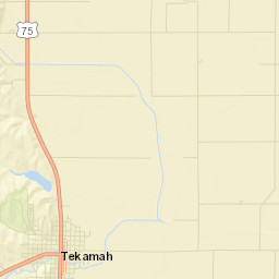 Tekamah Street Map