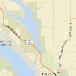 Polk City Street Map