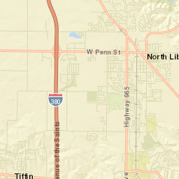 35 East Chestnut Street North Liberty IA Street Map