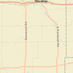 Hinckley Street Map