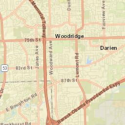 Woodridge Street Map