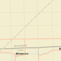 Metamora Ohio Street Map