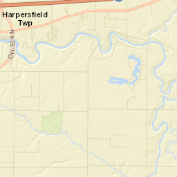 Mechanicsville Ohio Street Map