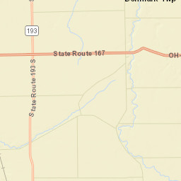 Steamburg Ohio Street Map