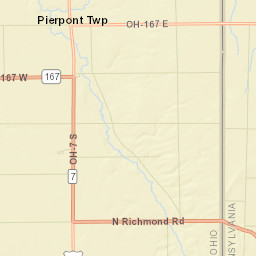 North Richmond Ohio Street Map
