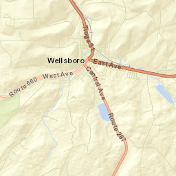 Wellsboro Street Map