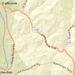 Lower Beechwood New York Street Map