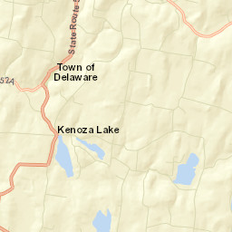 Kenoza Lake New York Street Map