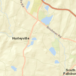 South Fallsburg New York Street Map