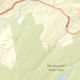 Port Ben New York Street Map