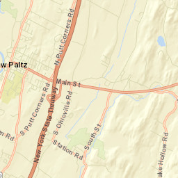 New Paltz New York Street Map