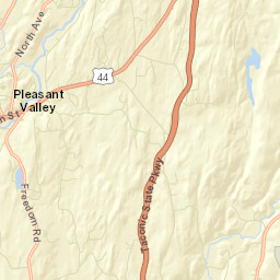 Pleasant Valley New York Street Map