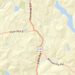 Warren Connecticut Street Map