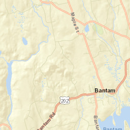 Milton Connecticut Street Map