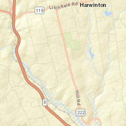 Harwinton Connecticut Street Map