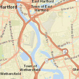 Welles Village Connecticut Street Map