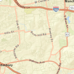 Oxford Village Connecticut Street Map