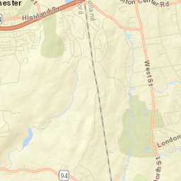 Highland Park Connecticut Street Map