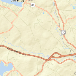 South Coventry Connecticut Street Map