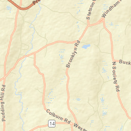 Westminster Connecticut Street Map