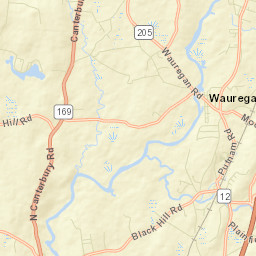 Wauregan Station Connecticut Street Map