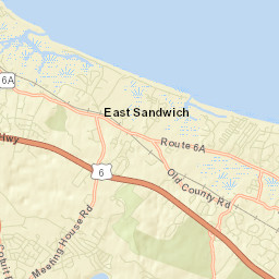 East Sandwich Street Map