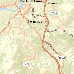 Ponte de Lima Street Map