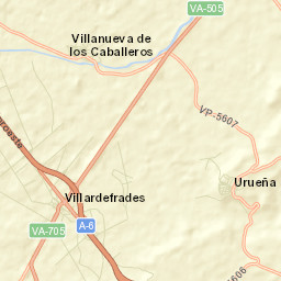 Urueña Street Map