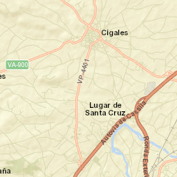 Cigales Street Map