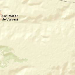 San Martín de Valvení Street Map