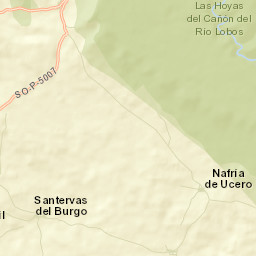 Nafría de Ucero Street Map