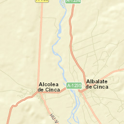 Albalate de Cinca Street Map