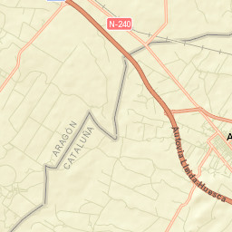 Almacelles Street Map