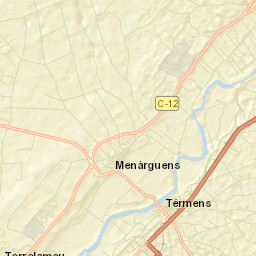 Térmens Street Map