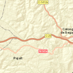 Castellfollit de Riubregós Street Map