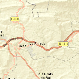 Calaf Street Map
