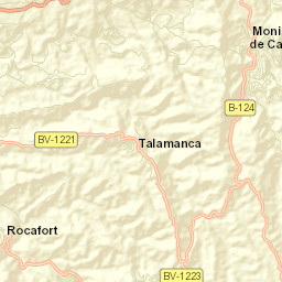 Talamanca Street Map