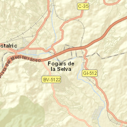 Massanes Street Map