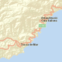 Tossa de Mar Street Map