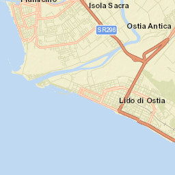 Lido di Ostia Street Map