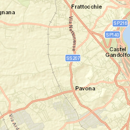 Castel Gandolfo Street Map