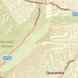 Rocca Priora Street Map